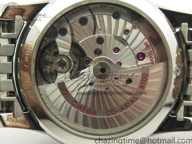 0403 De Ville Hour Vision 41mm SS VSF 1:1 Best Edition White Dial on SS Bracelet A8500 Super Clone Casual 7946